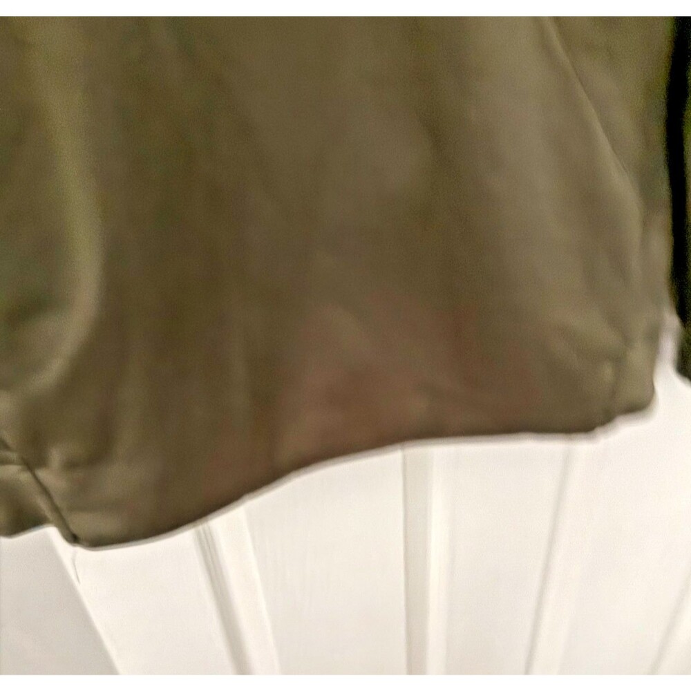 Nike Dri-Fit Hoodie Mens M Medium Army Olive Green Stretch Pullover Drawstring - Picture 4 of 5